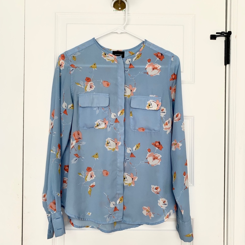 Floral Button Up Blouse